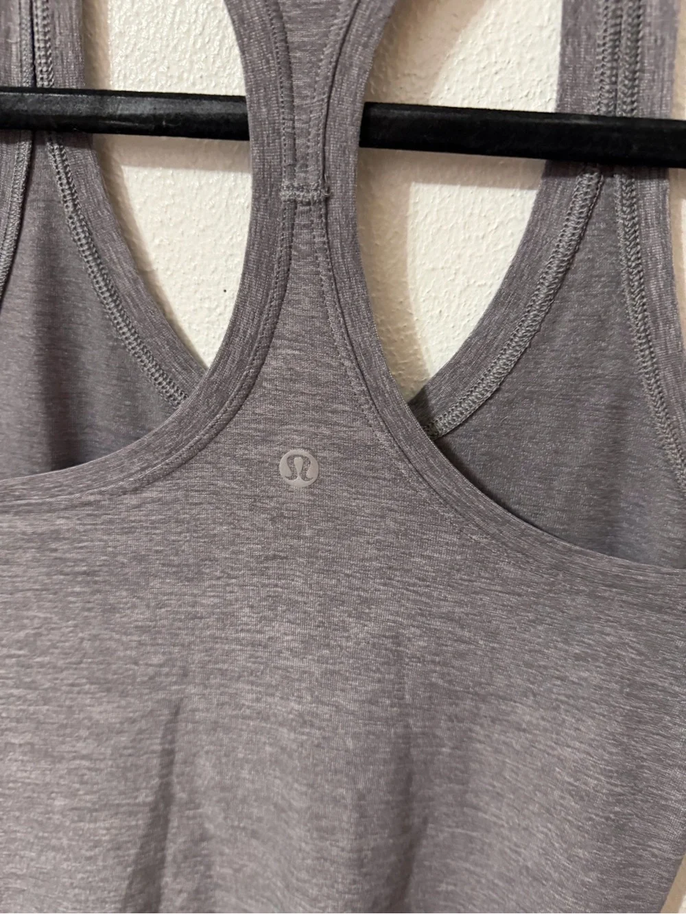 lululemon athletica Gray Racerback Yoga Tank
